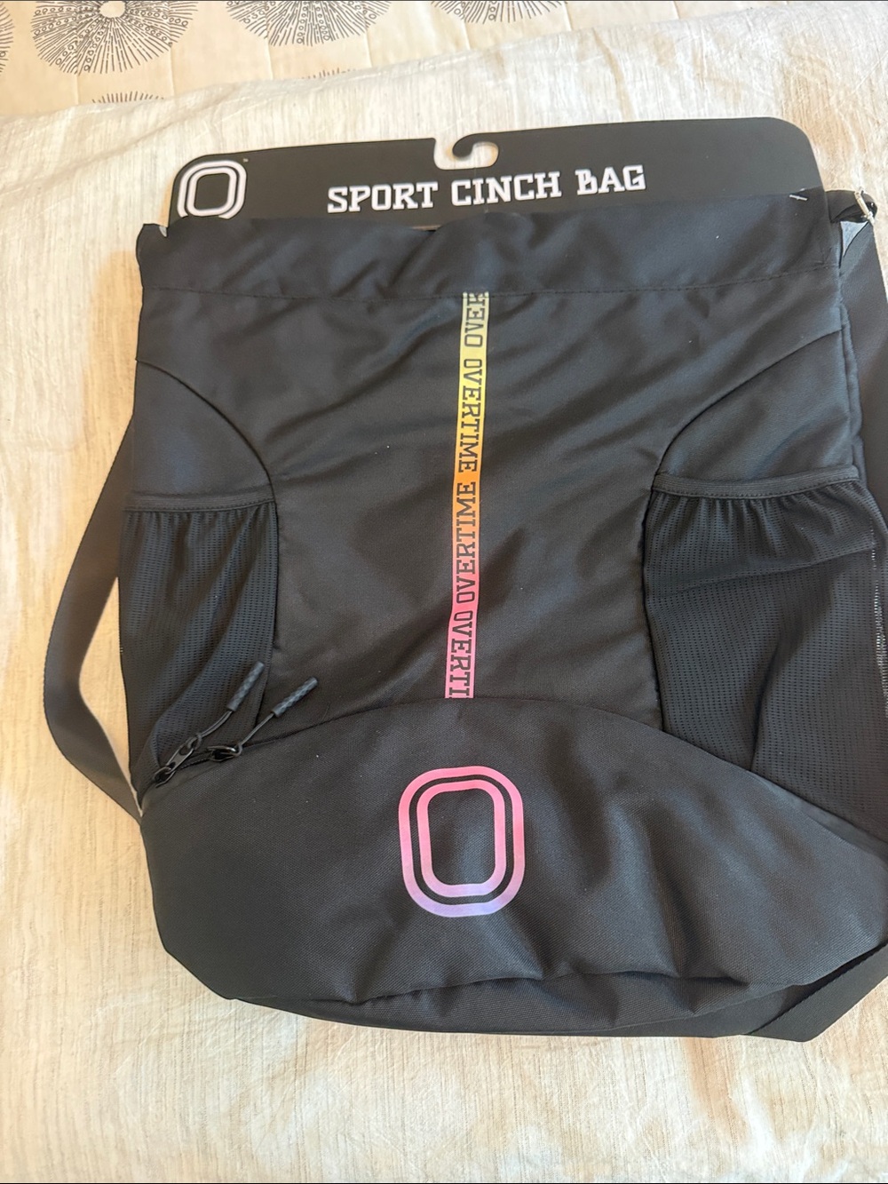 Sport Cinch Bag with Gradient O Logo